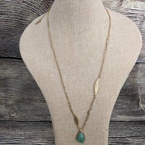 Chloe + Isabel Gilded Reeds Aventine long necklace